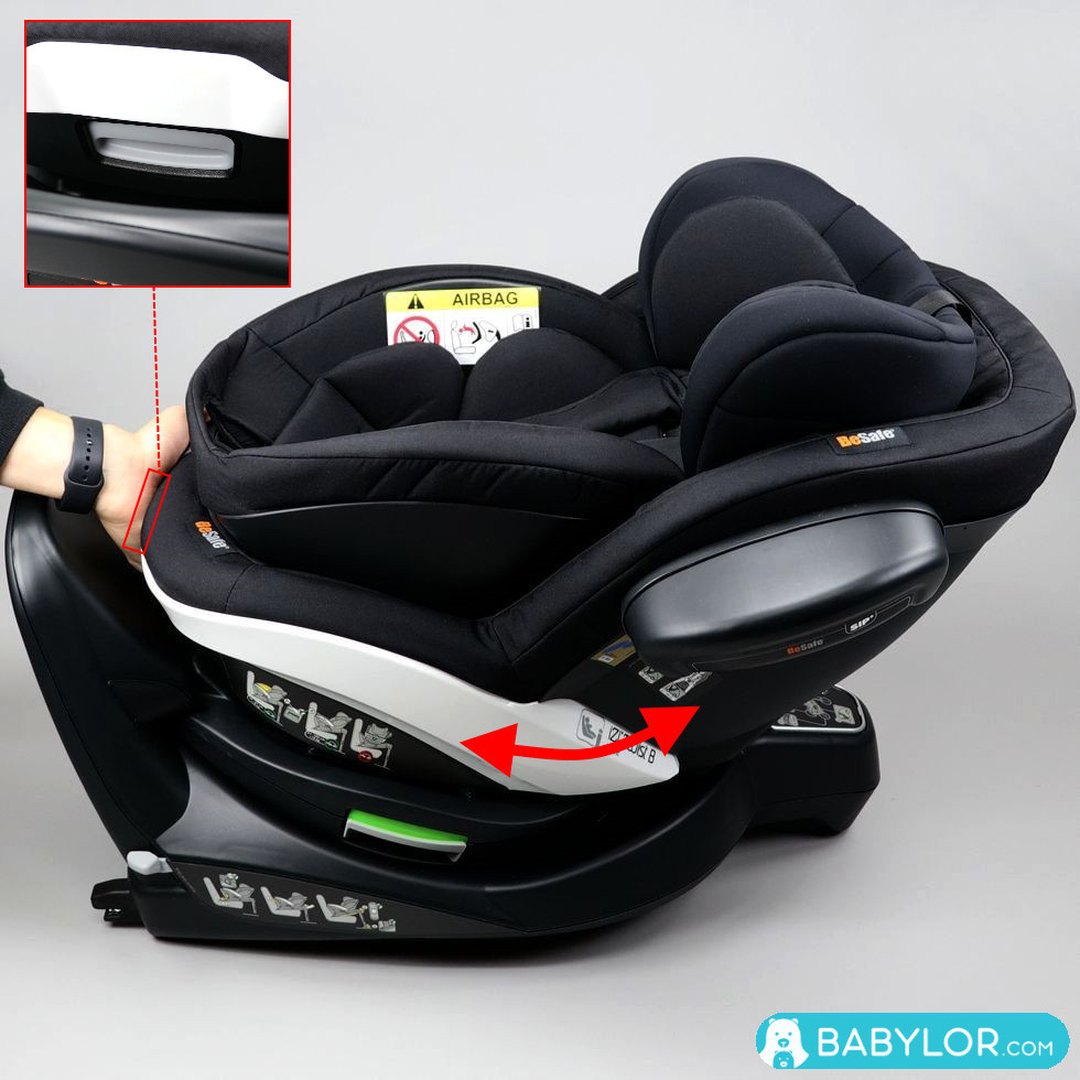 Kindersitz Klippan Kiss 2 Plus, Isofix-Befestigung und Kopfstütze, schwarz