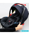 Kindersitz Klippan Kiss 2 Plus beige mit Isofix-Befestigung und Kopfstütze