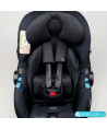 Kindersitz Klippan Kiss 2 Plus beige mit Isofix-Befestigung und Kopfstütze