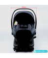 Car seat Avionaut Pixel Pro (black pro) with base Isofix IQ 2.0