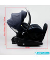 Car seat Avionaut Pixel Pro (black pro) with base Isofix IQ 2.0