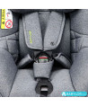 Silla de auto Avionaut Aerofix RWF (gris melange) con base Isofix IQ 2.0