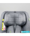 Silla de auto Avionaut Aerofix RWF (gris melange) con base Isofix IQ 2.0