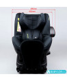 Car seat Avionaut Aerofix RWF (black) with base Isofix IQ 2.0