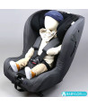 Kindersitz Axkid Modukid (Melange granite) mit base Isofix