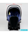 Avionaut Pixel Pro car seat (navy pro) with Isofix IQ 2.0 base