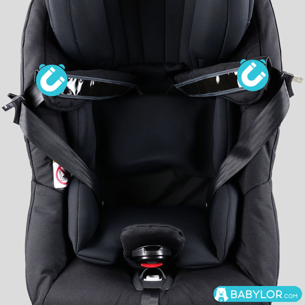 Kaufen BeSafe Stretch Kindersitz inkl. Beemoo Autositzschoner &  Autospiegel, Fresh Black Cab