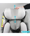 Silla de coche Klippan Kiss 2 Plus beige con base Isofix y reposacabezas