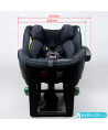 Silla de coche Klippan Kiss 2 Plus beige con base Isofix y reposacabezas