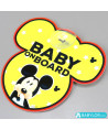 Signalétique bébé à bord ventouse Disney Mickey