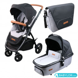 Pack Optimo Air Easygo (light grey) - Stroller / Carrycot / Changing bag