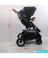 Easygo Optimo Air Stroller anthracite