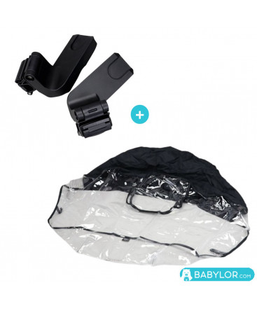 Accessories pack for Cybex Libelle stroller - Rain cover / Adapters