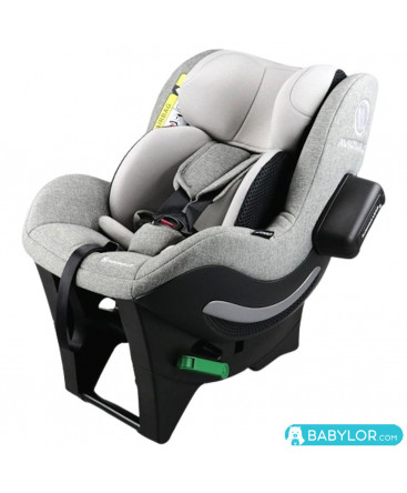 Silla de coche Klippan Kiss 2 Plus beige con base Isofix y reposacabezas