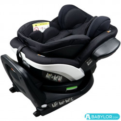 Silla de coche Klippan Kiss 2 Plus beige con base Isofix y reposacabezas