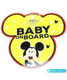 Signalétique bébé à bord ventouse Disney Mickey