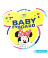 Signalétique bébé à bord ventouse Disney Minnie