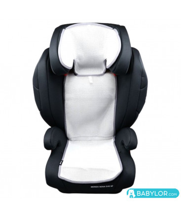 Kindersitz Klippan Kiss 2 Plus beige mit Isofix-Befestigung und Kopfstütze