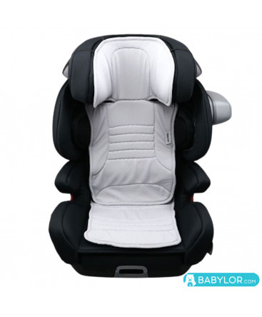 Silla de coche Klippan Kiss 2 Plus beige con base Isofix y reposacabezas