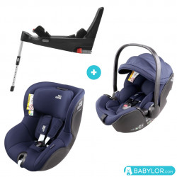 Pack Britax Römer Baby-Safe Pro + Dualfix 5Z + Base Flex 5Z (night blue)