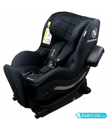 Siège auto Avionaut Aerofix RWF (black) avec base Isofix IQ 2.0