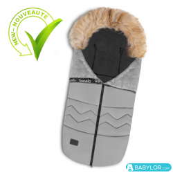 Lionelo Frode stroller footmuff (Black carbon)