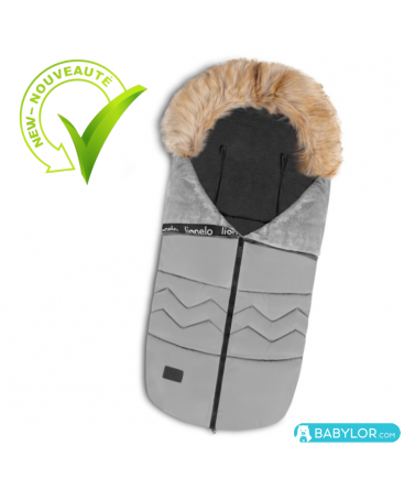 Saco Lionelo Frode para silla de paseo (Black carbon)