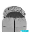Saco Lionelo Frode para silla de paseo (Black carbon)