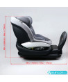 Car seat BeSafe iZi Modular X1 I-Size (metallic melange) with base Isofix